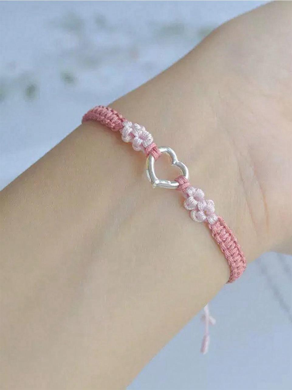 Pulsera Rosa corazoncito